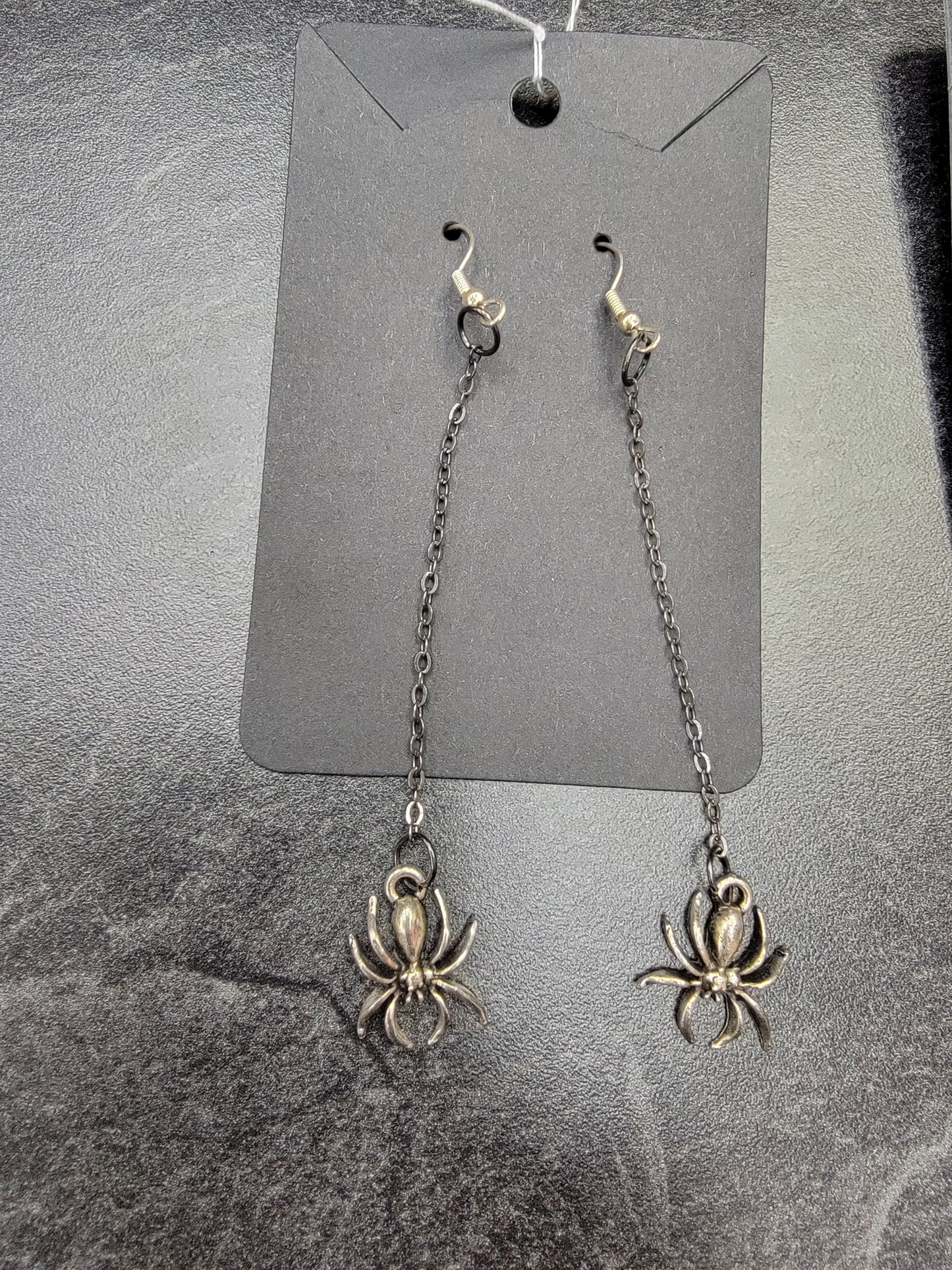 Earrings, Long Black