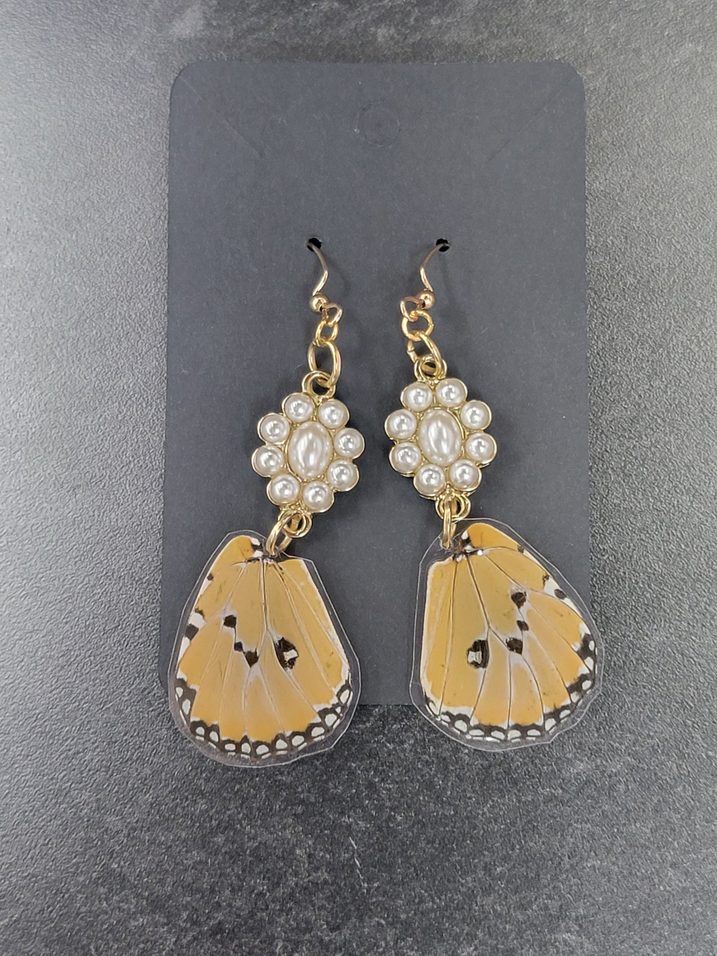 Earrings, Real Butterfly Wings