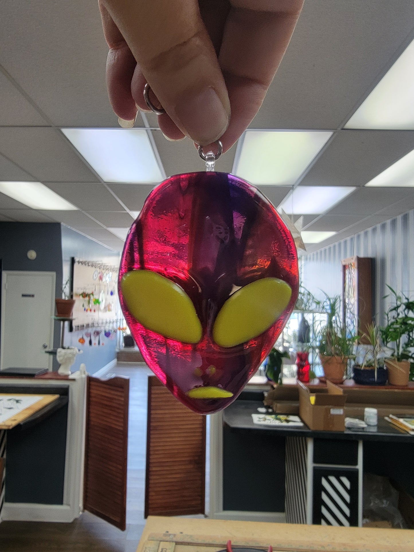 Alien, Fused Glass