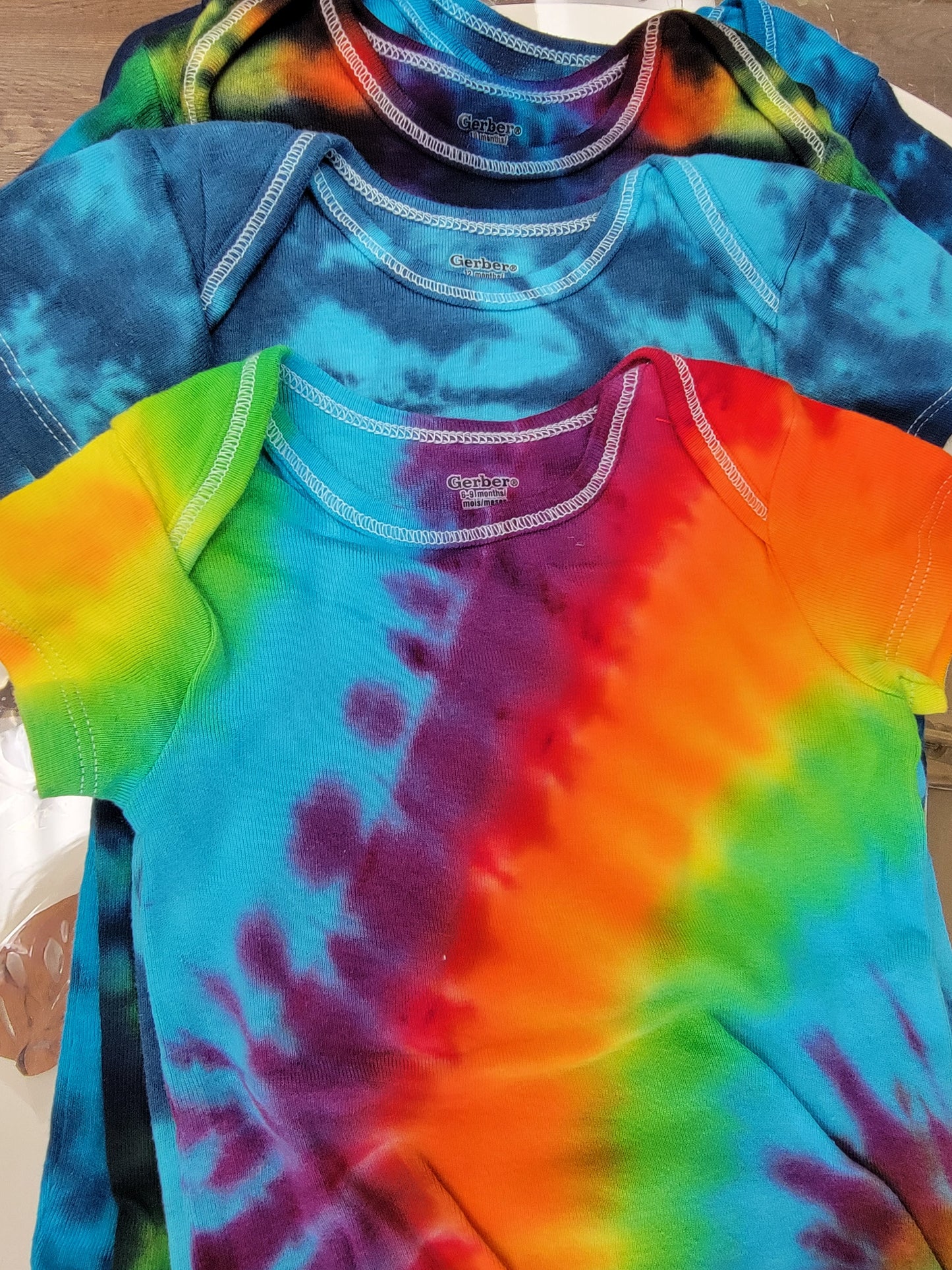 Onesie, tie dye
