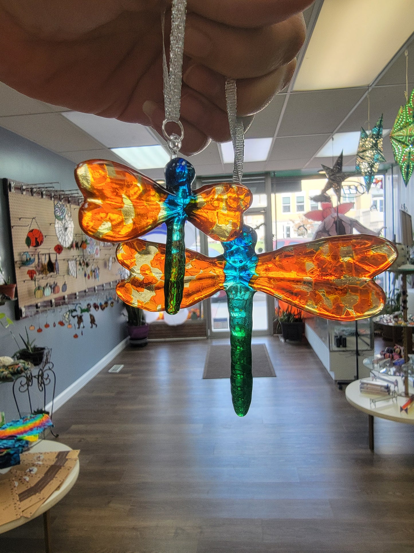 Dragonfly, Fused Glass