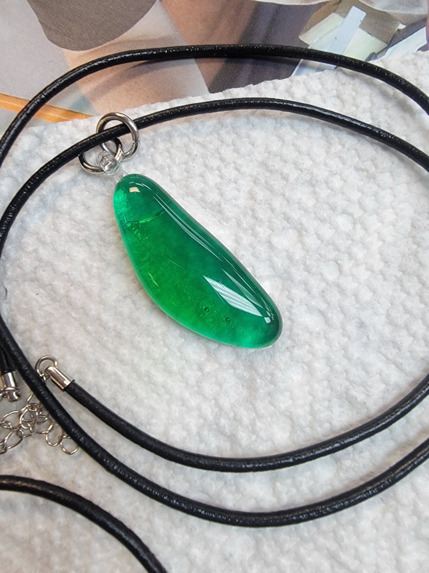 Necklace, Fused Glass