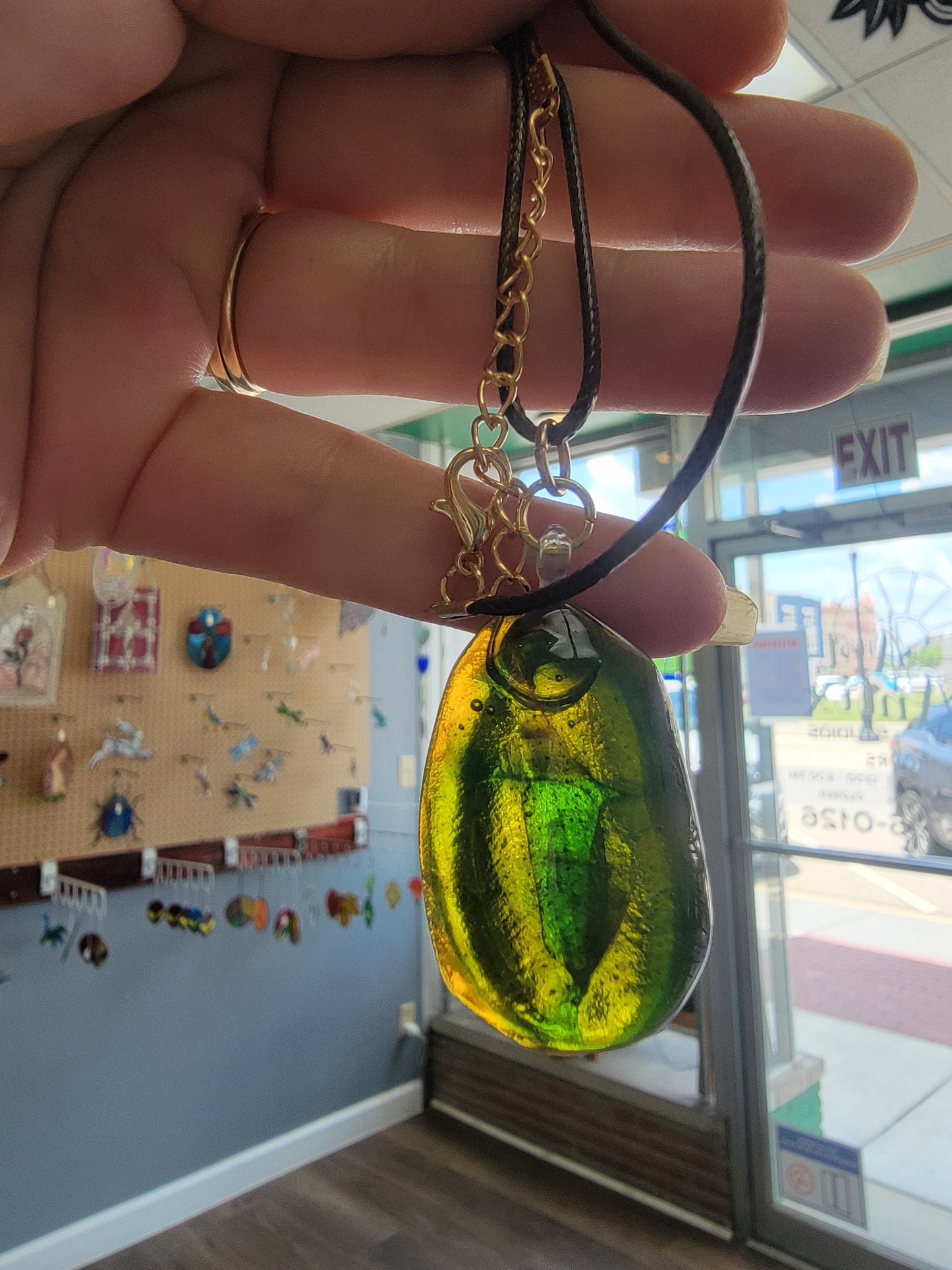 Necklace, Fused Glass