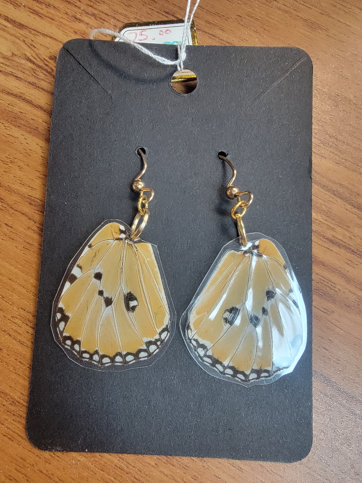 Earrings, Real Butterfly Wings