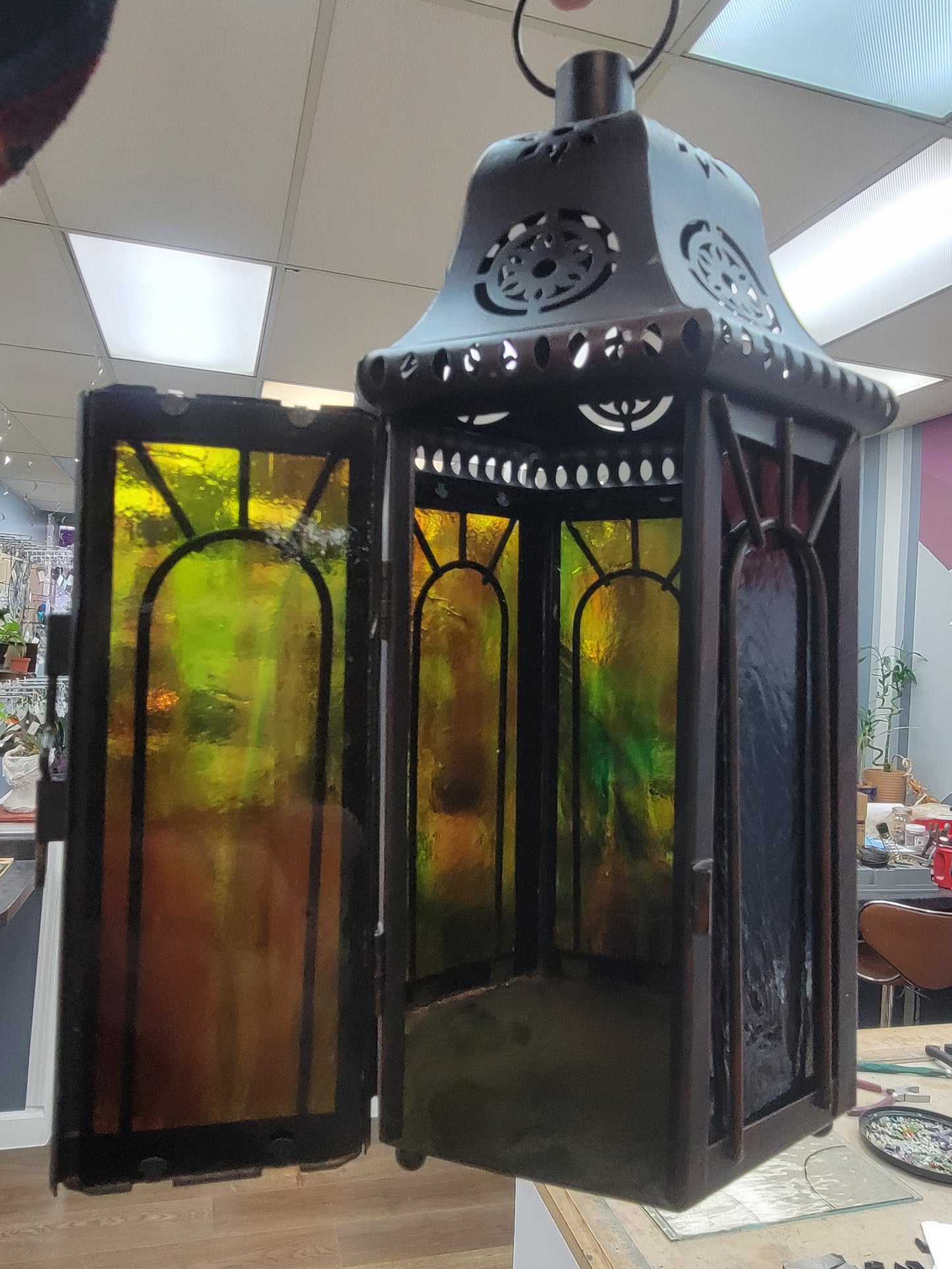 Lantern, Stained Glass