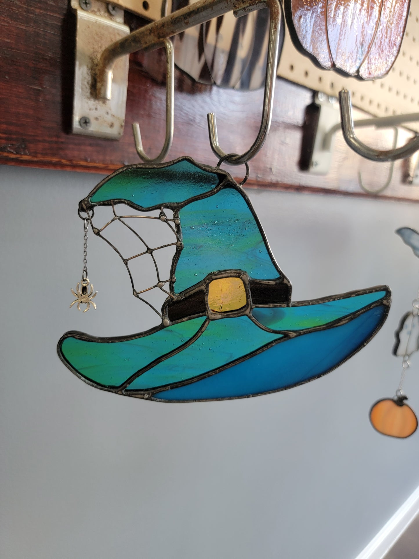 Witch hat, stained glass