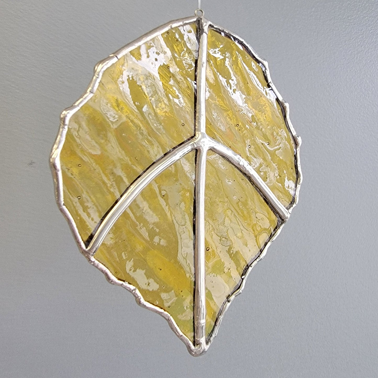 Stained Glass Leaf