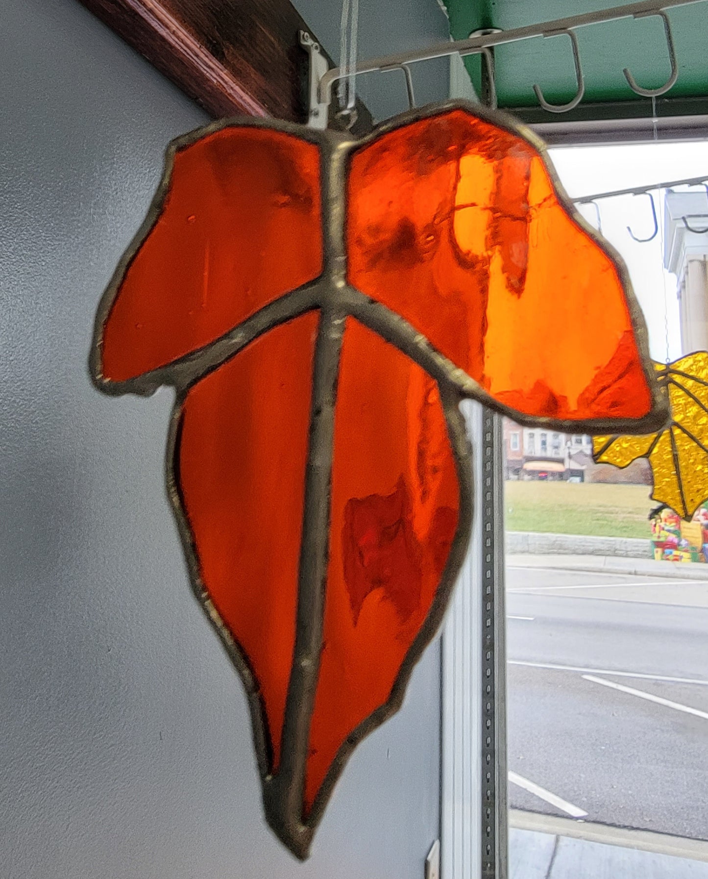 Stained Glass Leaf