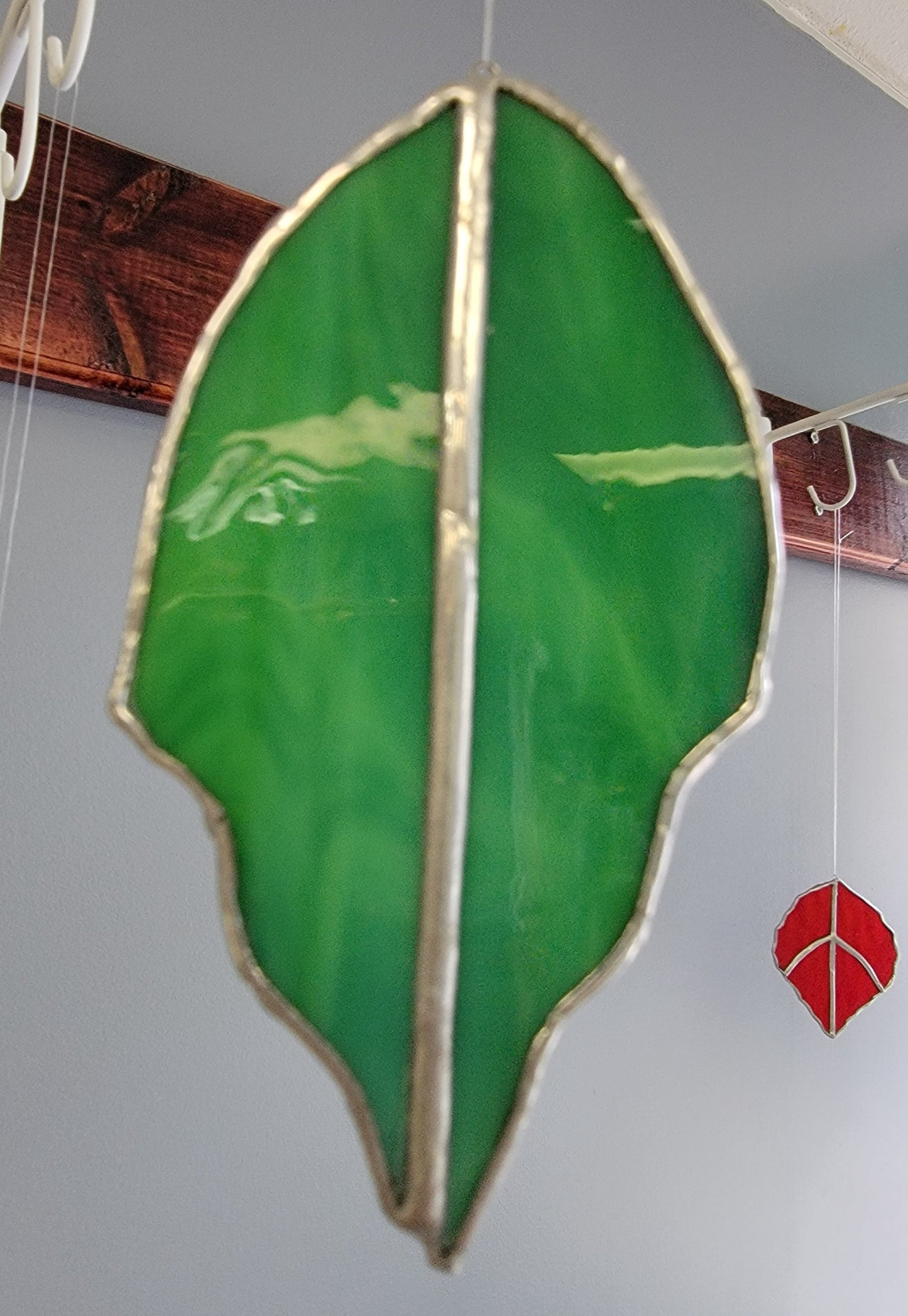 Stained Glass Leaf