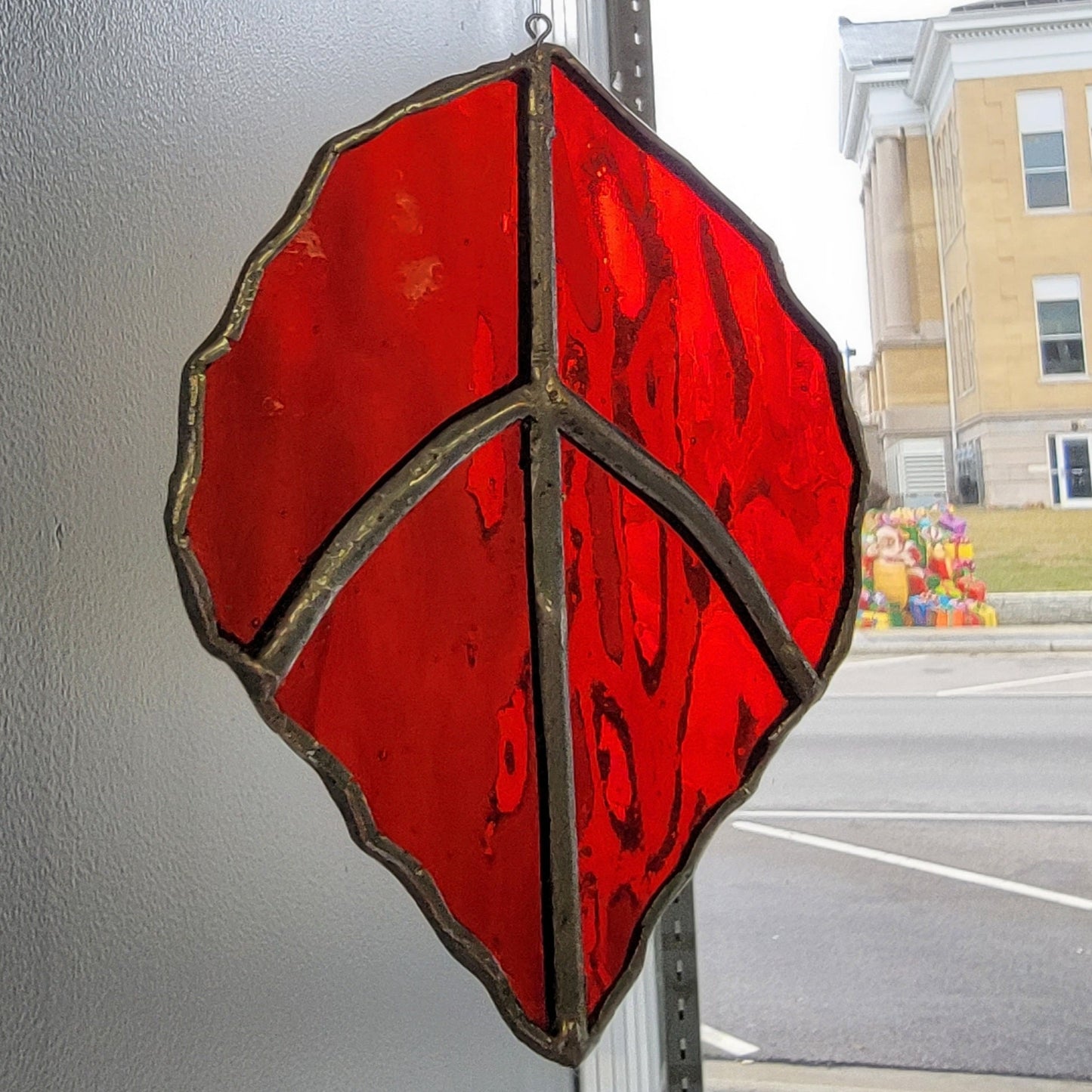 Stained Glass Leaf