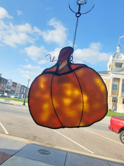 Stained Glass Pumpkin