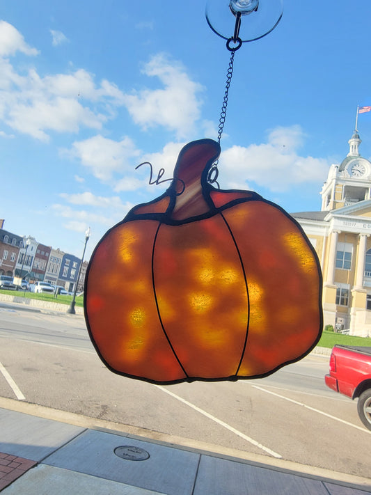 Stained Glass Pumpkin