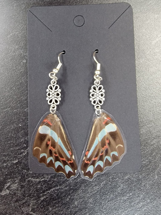 Earring, Real Butterfly Wings