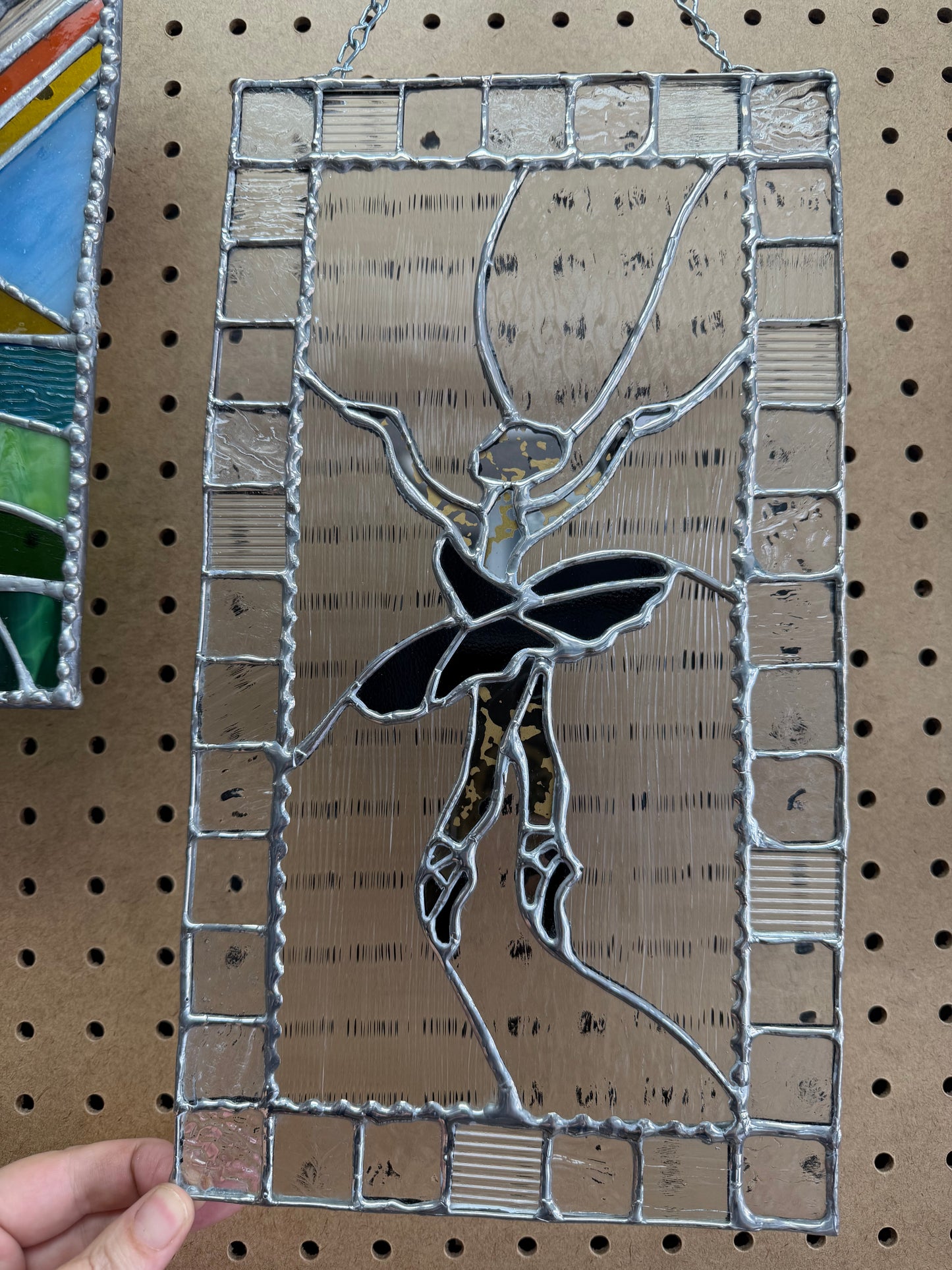 Ballerina, stained glass
