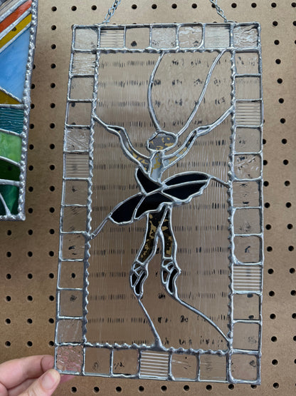 Ballerina, stained glass