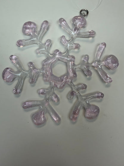 Snowflake, Fused Glass