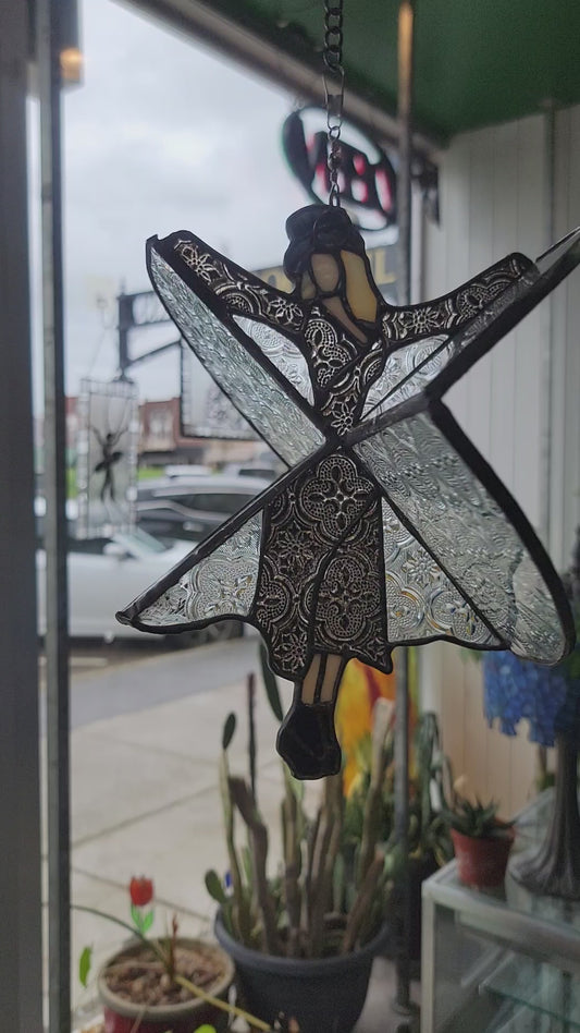 Stevie Stained Glass Spinner