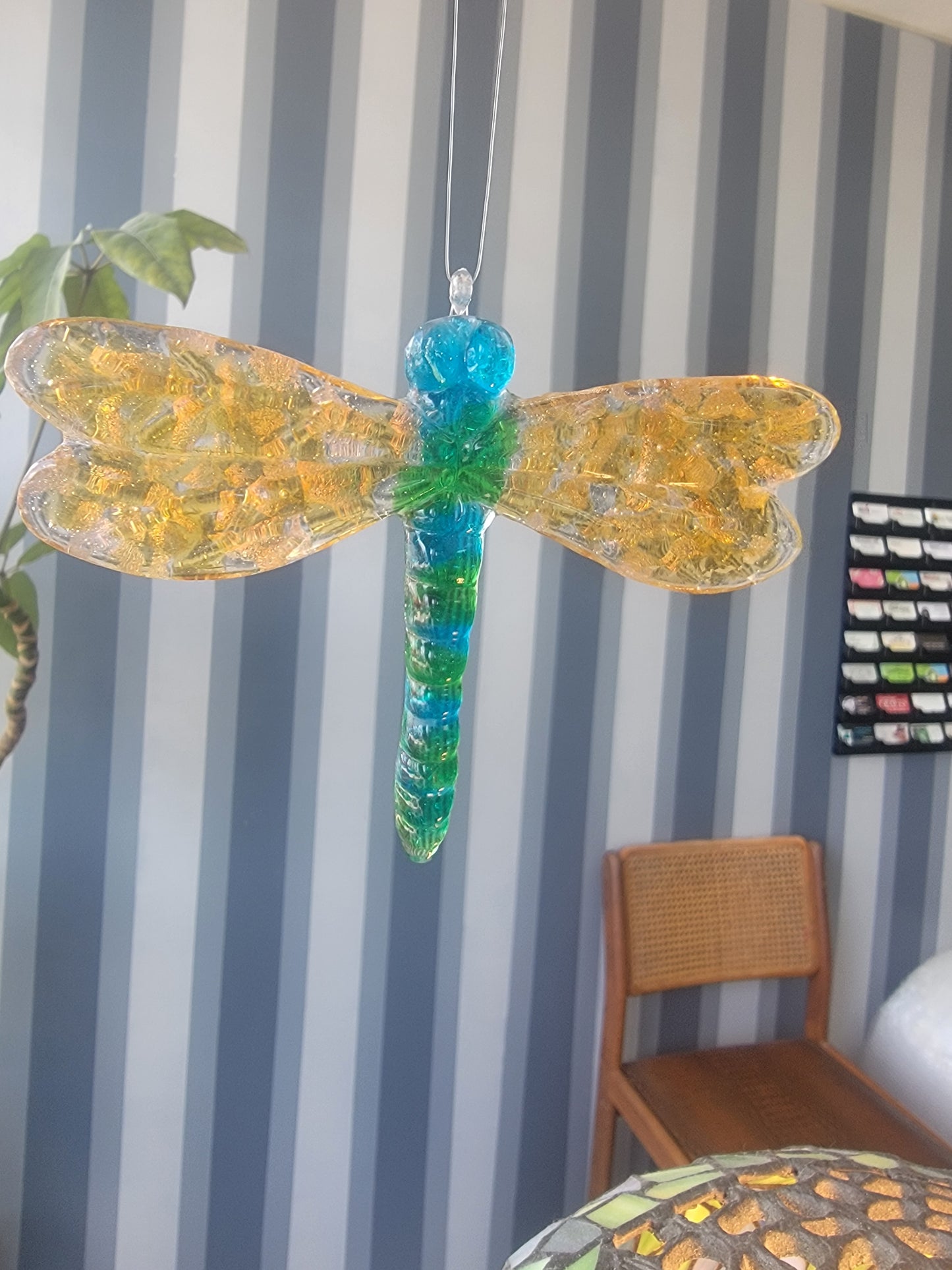 Dragonfly, Large Dichroic Fused Glass