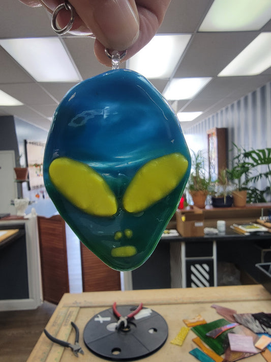 Alien, Fused Glass