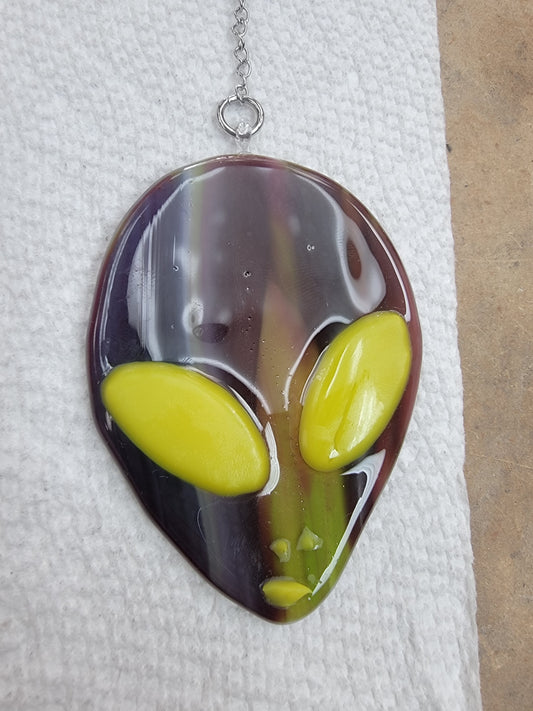 Alien, Fused Glass