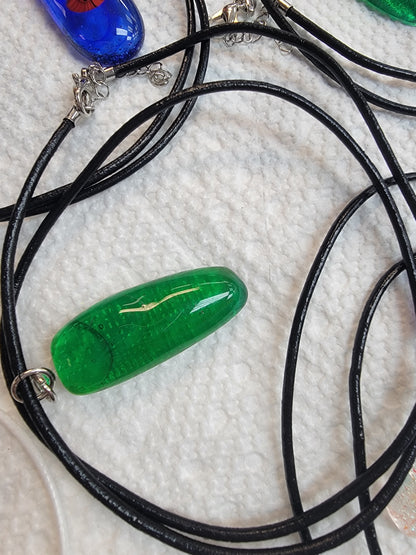 Necklace, Fused Glass