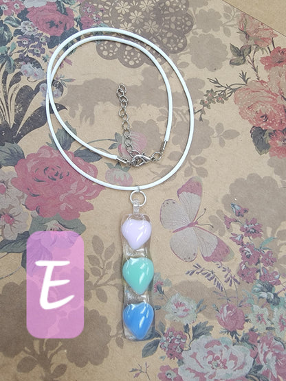 Valentines jewelry, fused glass