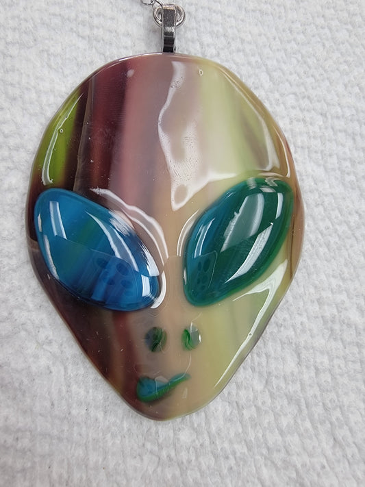 Alien, Fused Glass