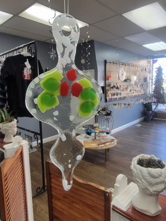 Christmas Ornaments, Fused Glass