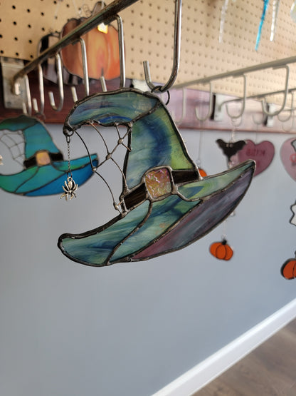 Witch hat, stained glass