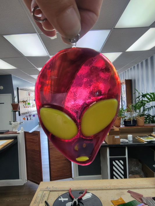 Alien, Fused Glass