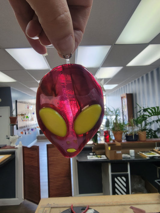 Alien, Fused Glass
