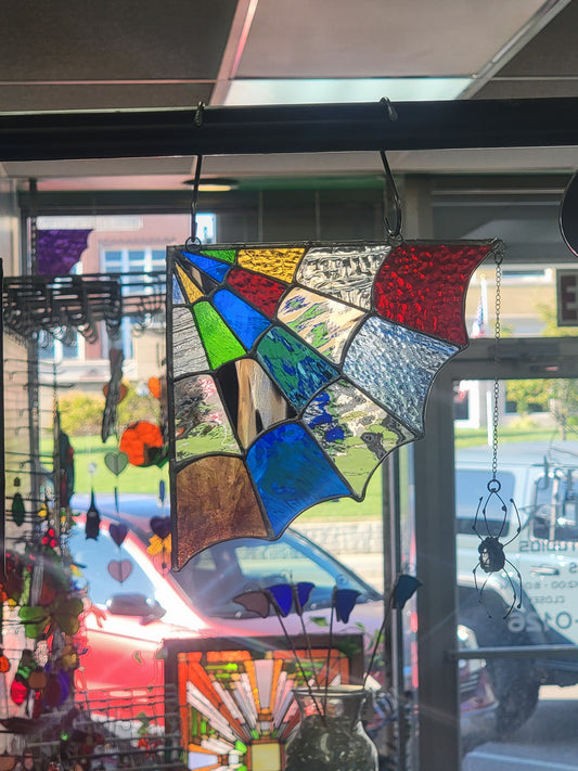 Spiderweb, Stained Glass