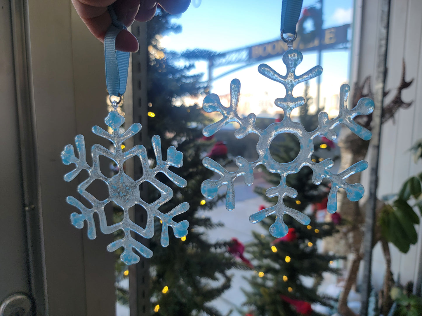 Snowflake, Fused Glass