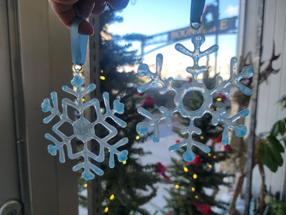 Snowflake, Fused Glass