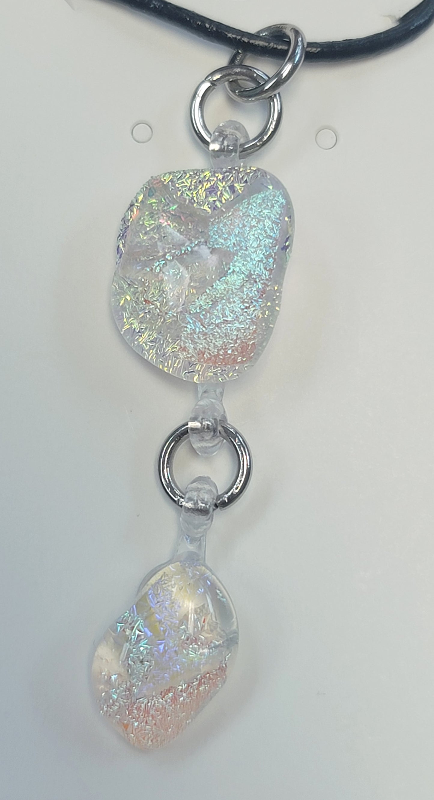Necklace, Dichroic Fused Glass