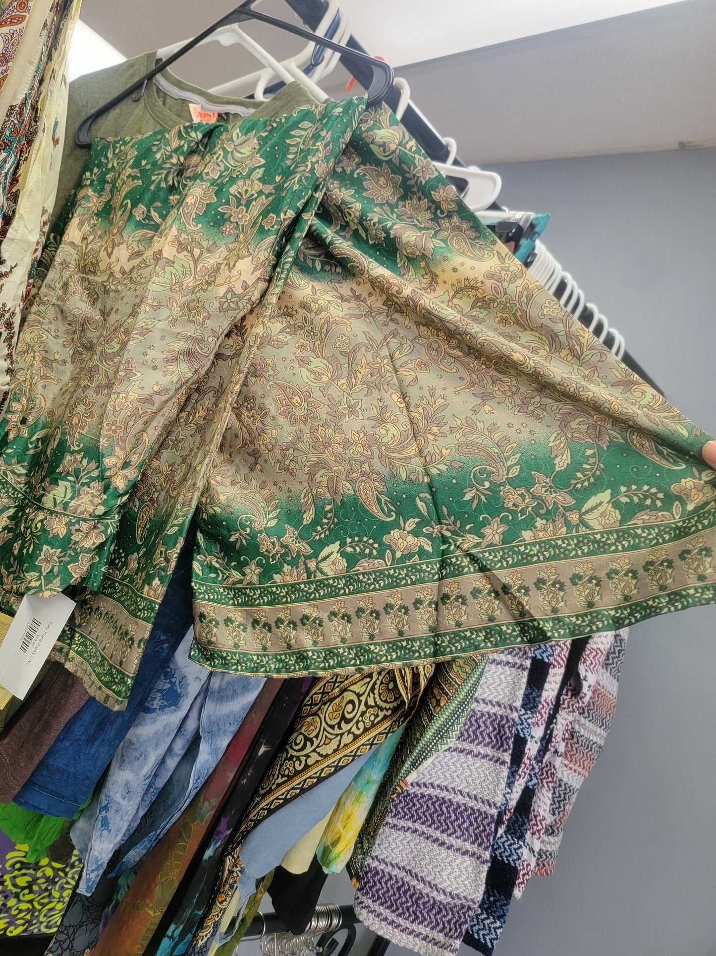 Silky Flare Pants L/XL