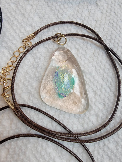 Necklace, Fused Glass
