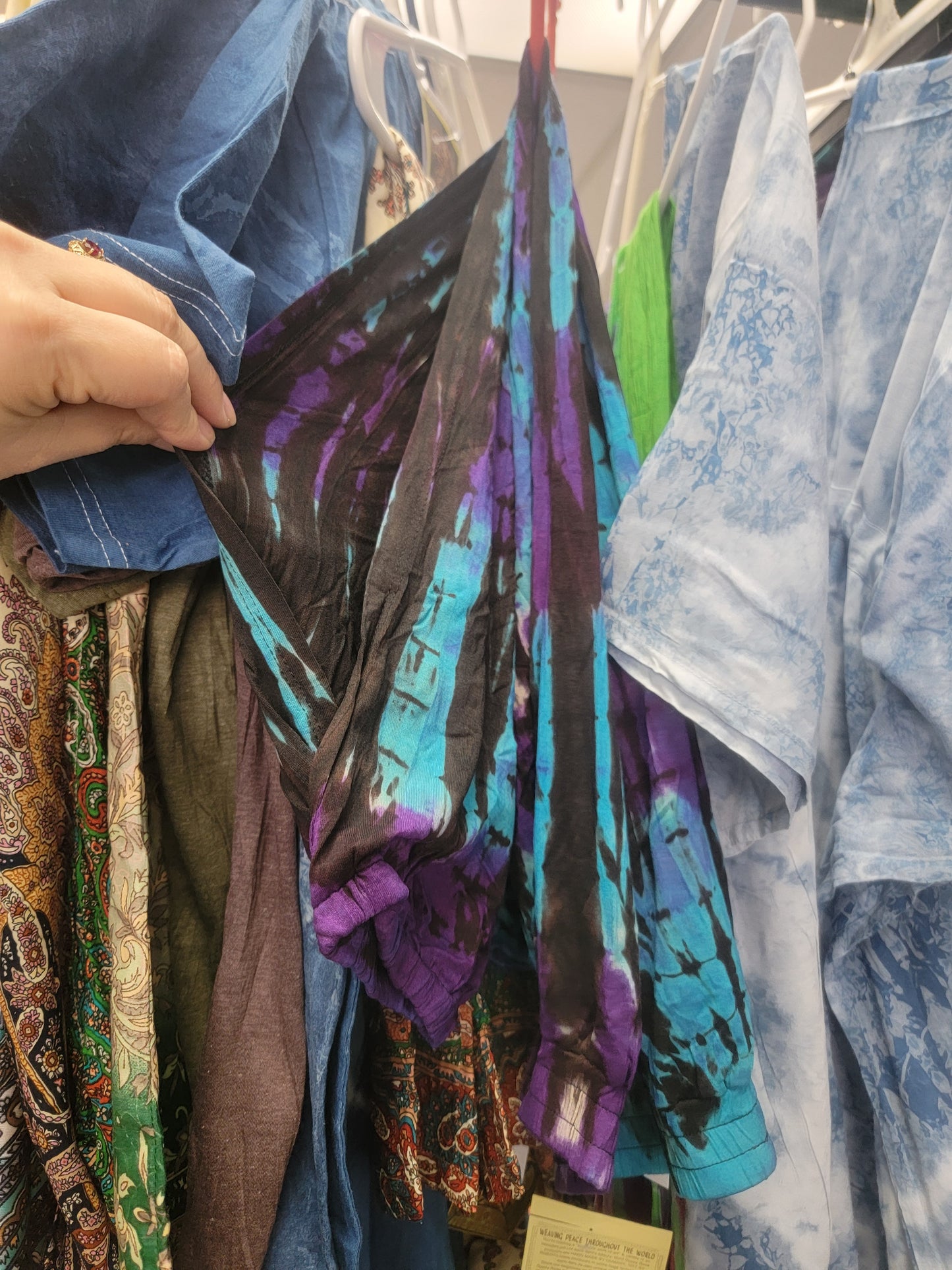 Split Harem Pants Tye Dye