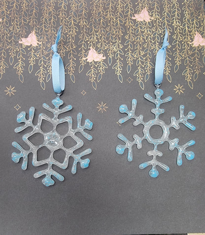 Snowflake, Fused Glass