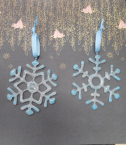 Snowflake, Fused Glass