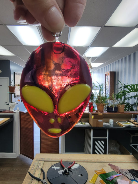 Alien, Fused Glass