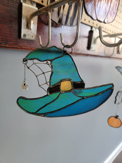 Witch hat, stained glass
