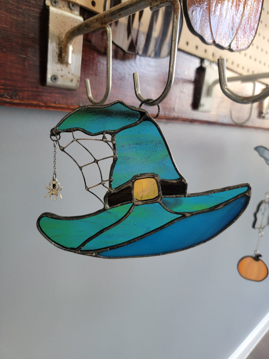 Witch hat, stained glass