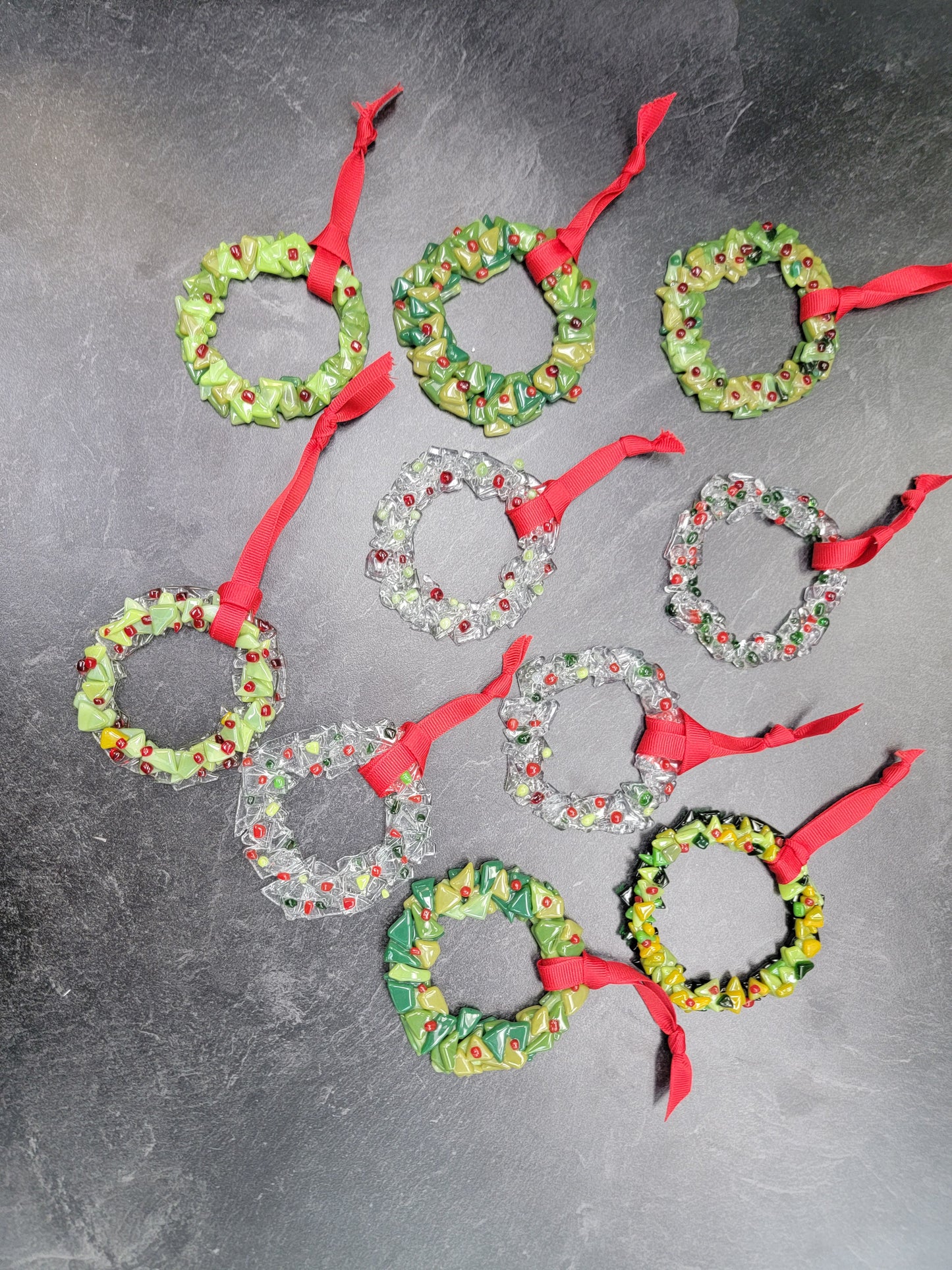 Wreath, Fused Glass
