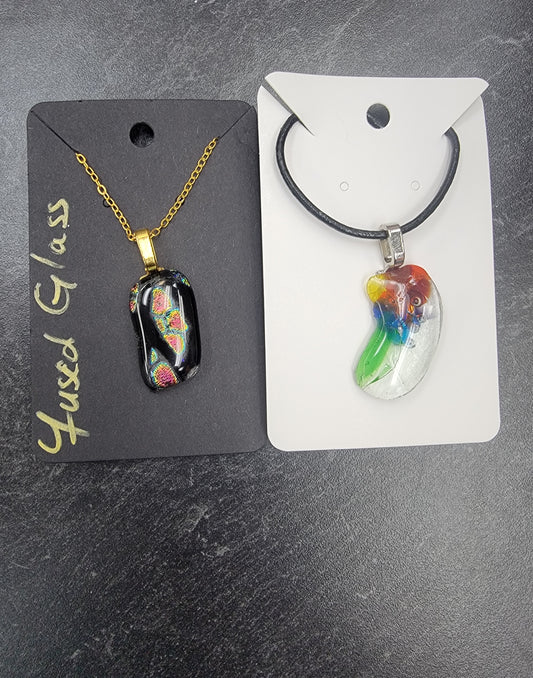 Necklace, Fused Glass