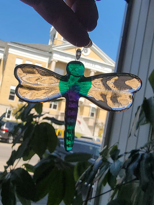Dragonfly, Fused Glass Small
