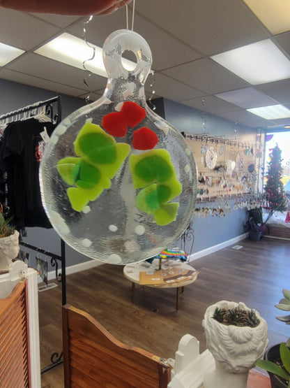 Christmas Ornaments, Fused Glass